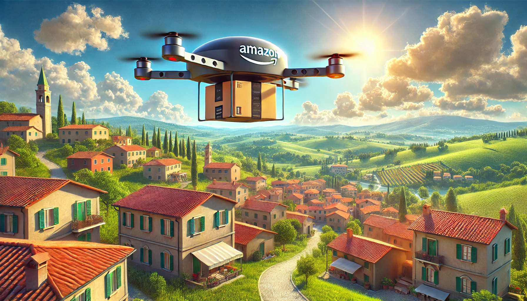 Amazon teste ses drones de livraison en Italie